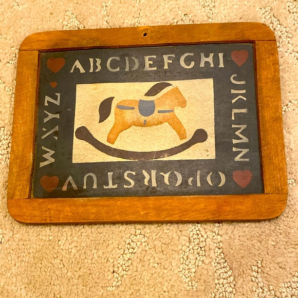 Child’s Vintage-look Wall Hanging - Picture 1 of 2